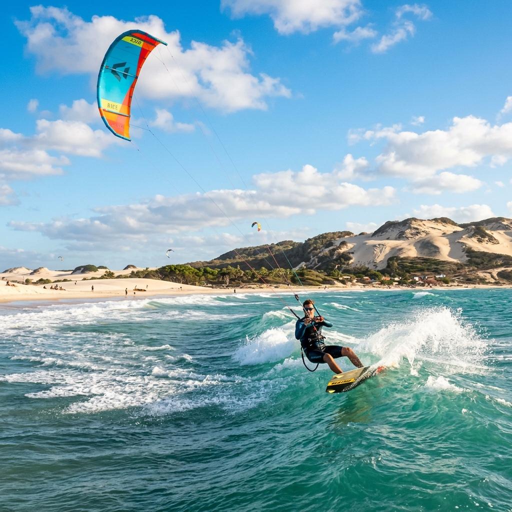 Kitesurfing in Brazil