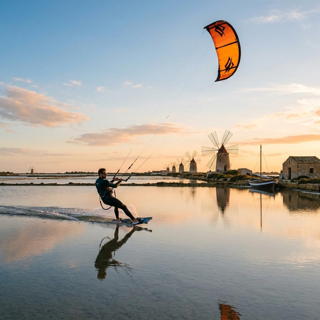 Kitesurfing in Sicily